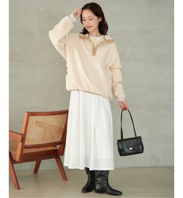 SLOBE IENA「《予約》バイカラーフリース」|その他|