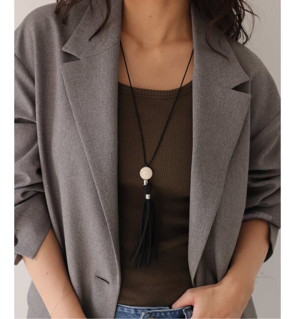 SLOBE IENA「suxu/スゥ SLOBE別注 tassel necklace」|ネックレス|