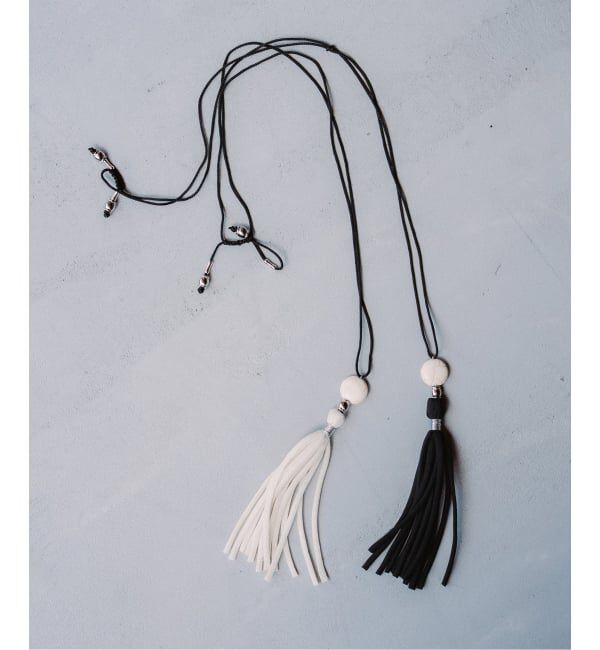 SLOBE IENA「suxu/スゥ SLOBE別注 tassel necklace」|ネックレス|