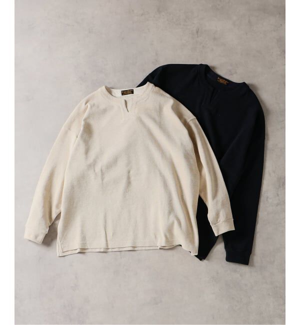 J.S.Homestead「J.S.Homestead / スキッパー ロング スリーブ tシャツ」|Tシャツ・カットソー|