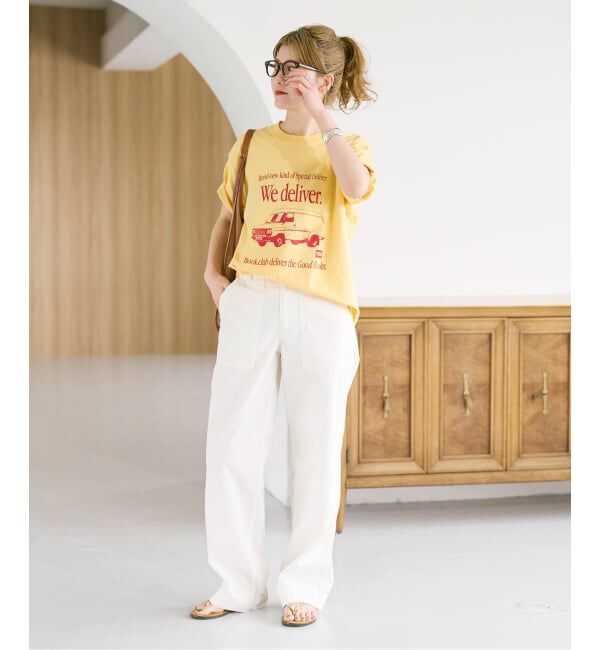 Spick and Span「《別注》BOOK CLUB/ブッククラブ We Deliver Tshirt」|Tシャツ・カットソー|
