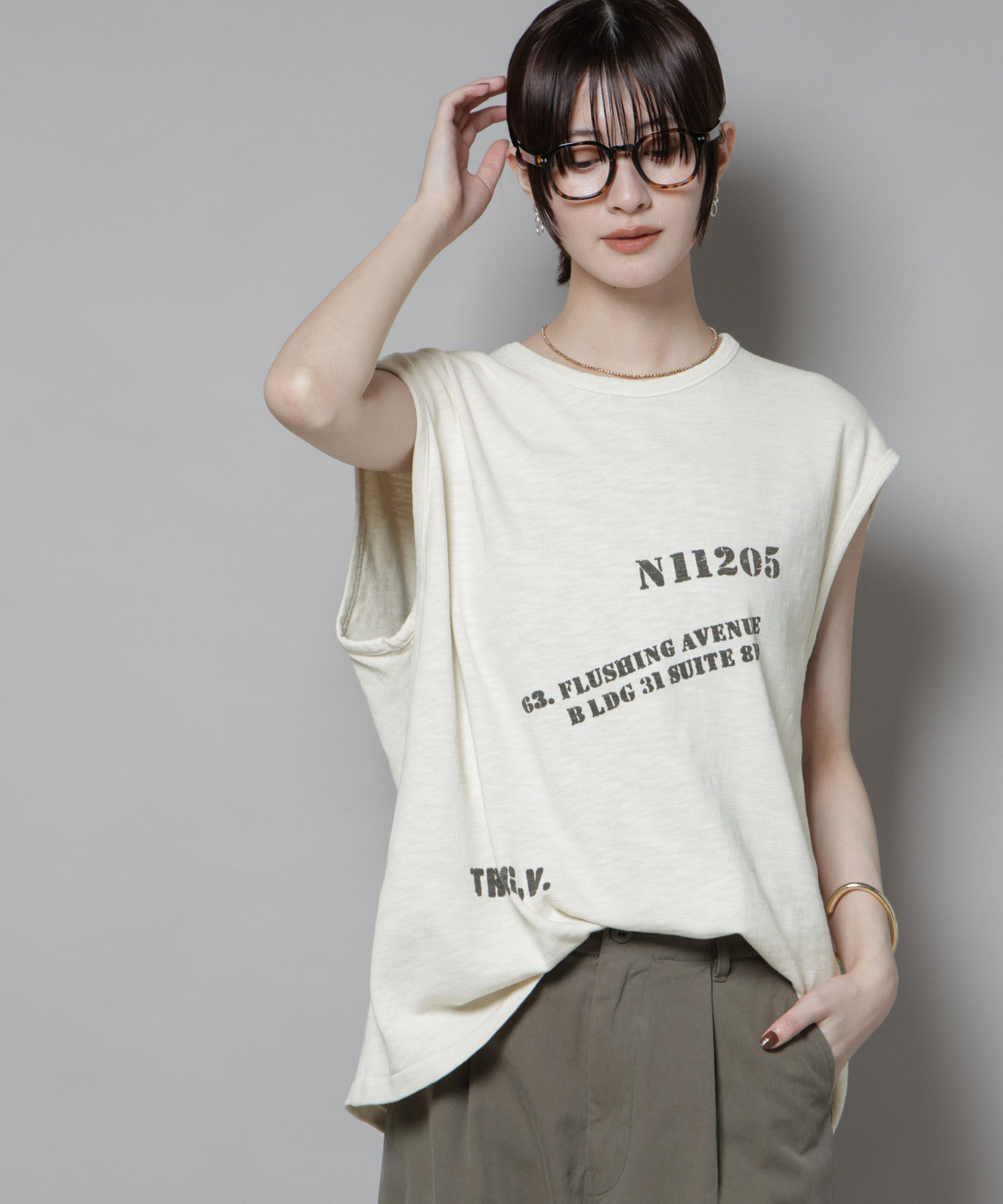 nano･universe「ヴィンテージライクルーズタンクトップ」|Tシャツ・カットソー|