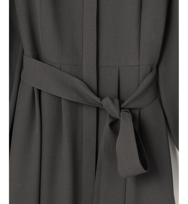 自由区「【カタログ掲載・ベルト付き】ツイストワルツツイルシャツ ワンピース」|ワンピース|