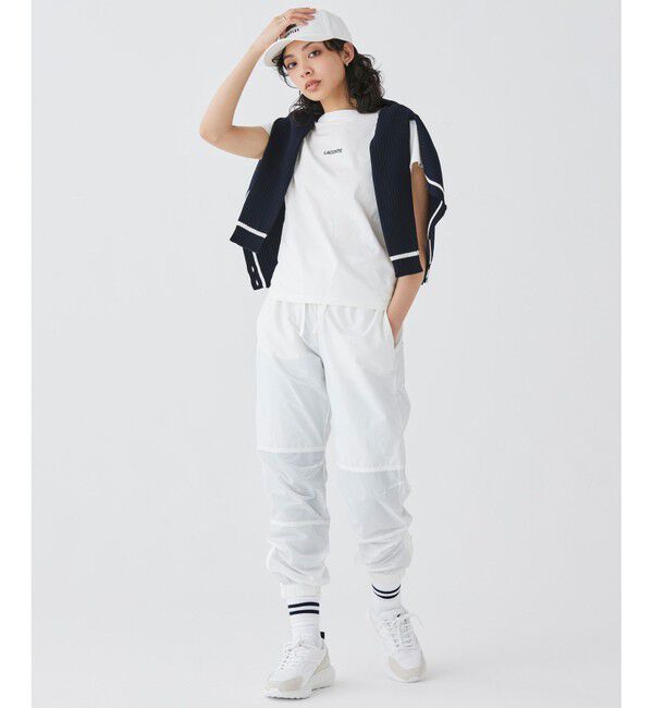 LACOSTE「コンパクトブランドネームロゴ半袖Tシャツ」|Tシャツ・カットソー|