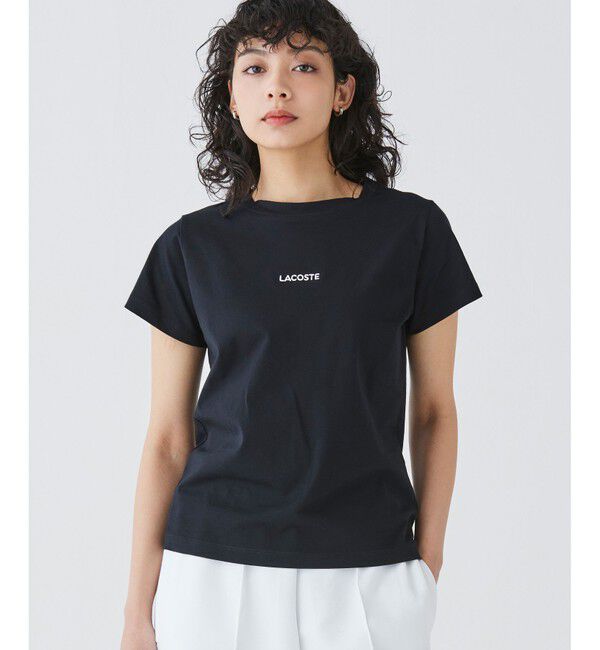 LACOSTE「コンパクトブランドネームロゴ半袖Tシャツ」|Tシャツ・カットソー|