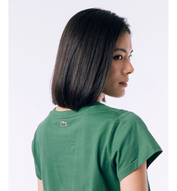 LACOSTE「コンパクトブランドネームロゴ半袖Tシャツ」|Tシャツ・カットソー|