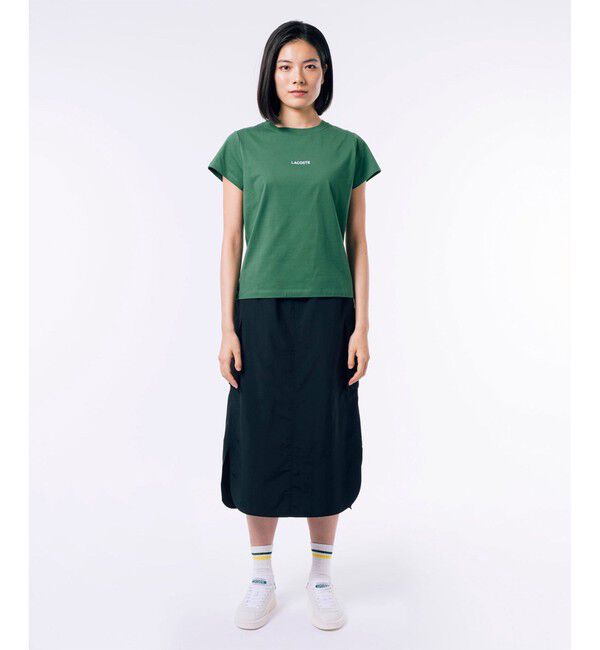LACOSTE「コンパクトブランドネームロゴ半袖Tシャツ」|Tシャツ・カットソー|