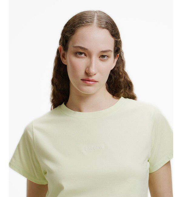 LACOSTE「コンパクトブランドネームロゴ半袖Tシャツ」|Tシャツ・カットソー|