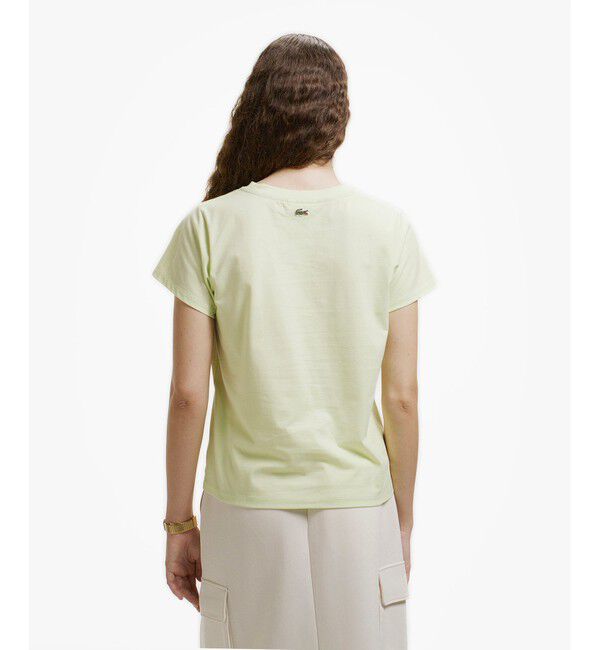 LACOSTE「コンパクトブランドネームロゴ半袖Tシャツ」|Tシャツ・カットソー|