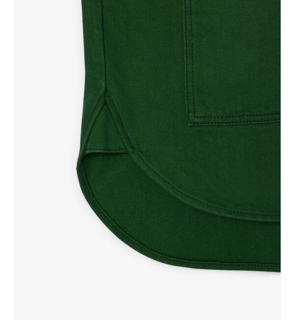 LACOSTE「ウィメンズワーク デニムシャツジャケット / カバーオール」|デニムジャケット|