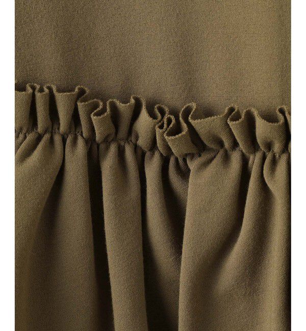 ADAM ET ROPE'「【WEB限定】ペプラムロングワンピース」|ワンピース|