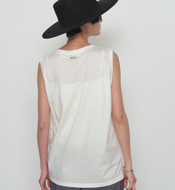  「シルケットノースリカットソー」|Tシャツ・カットソー|