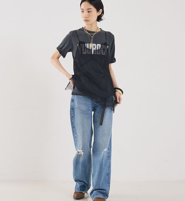 The Store by C' 「【REMI RELIEF】【別注】YOU ROCKツアーTee柄半袖カットソー」|Tシャツ・カットソー|