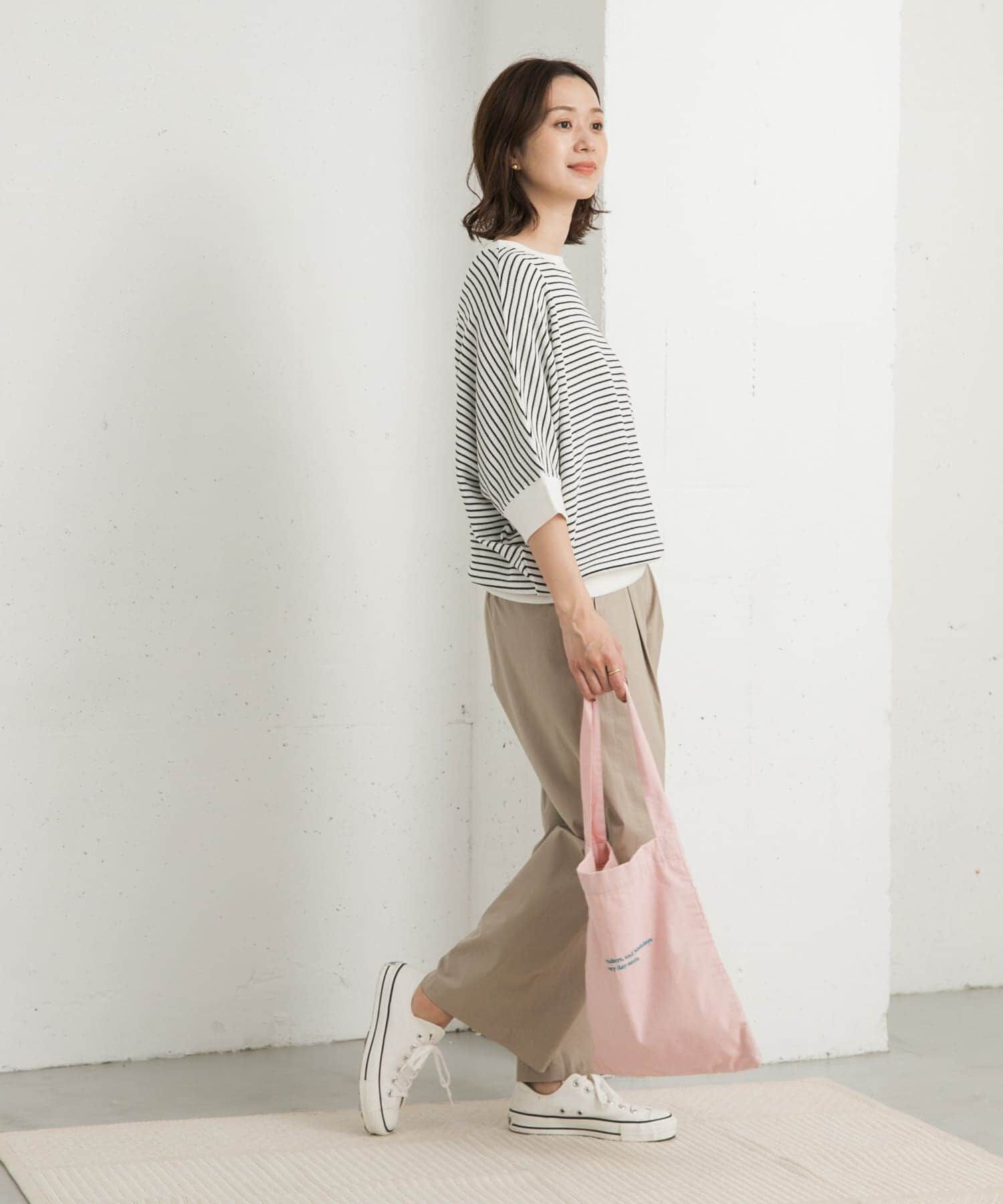 URBAN RESEARCH DOORS「タックフライスワイドTシャツ」|Tシャツ・カットソー|