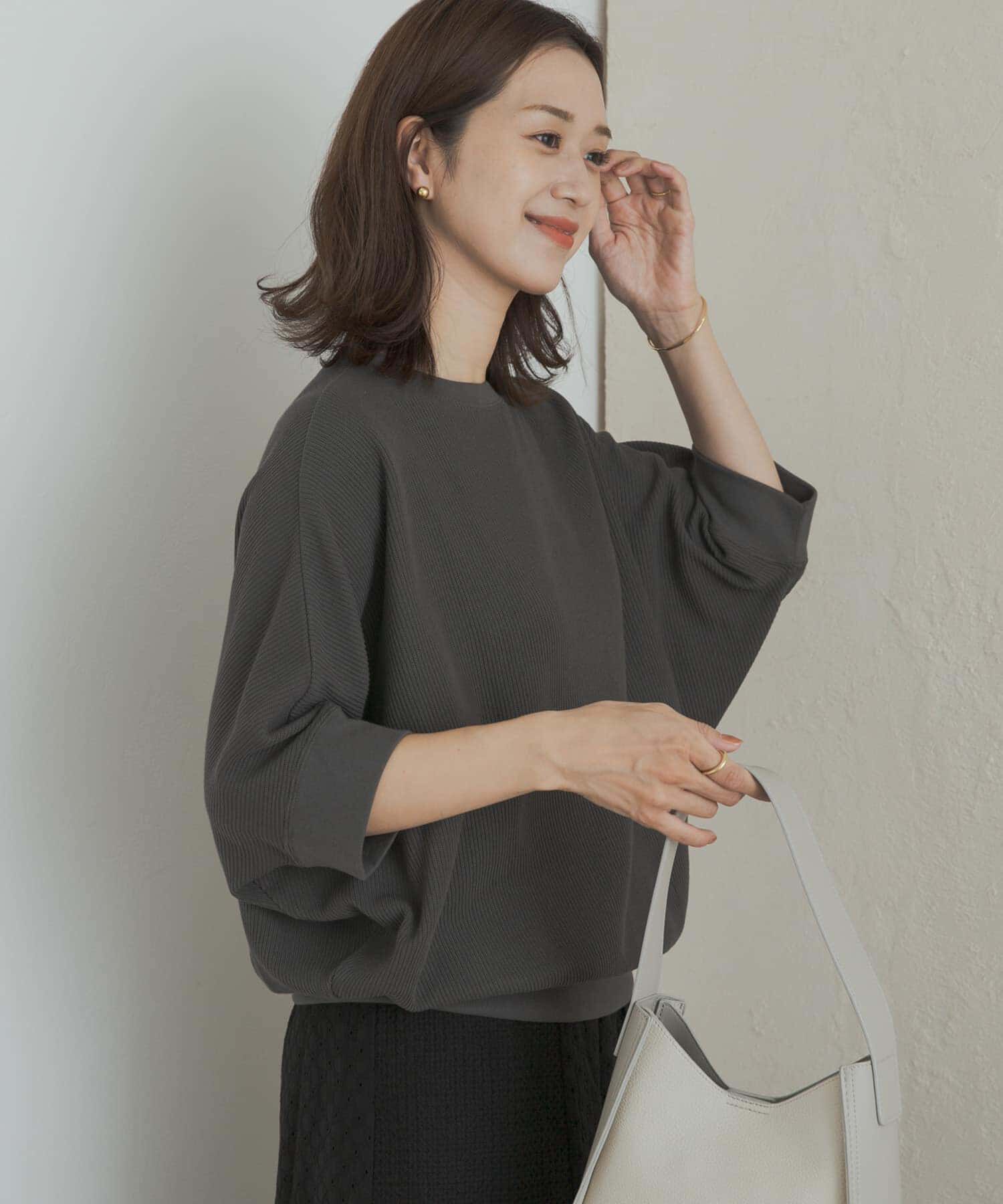 URBAN RESEARCH DOORS「タックフライスワイドTシャツ」|Tシャツ・カットソー|
