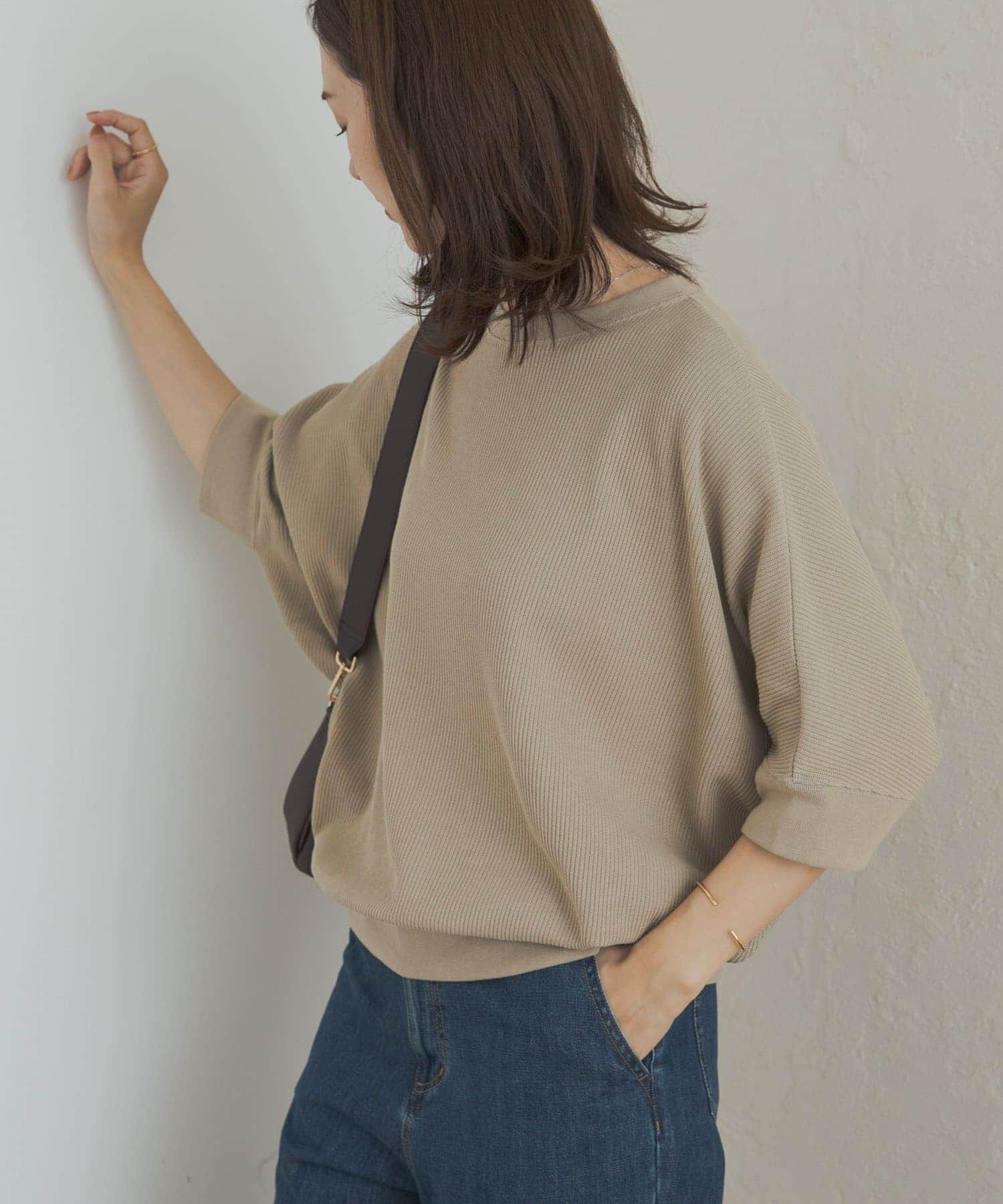 URBAN RESEARCH DOORS「タックフライスワイドTシャツ」|Tシャツ・カットソー|