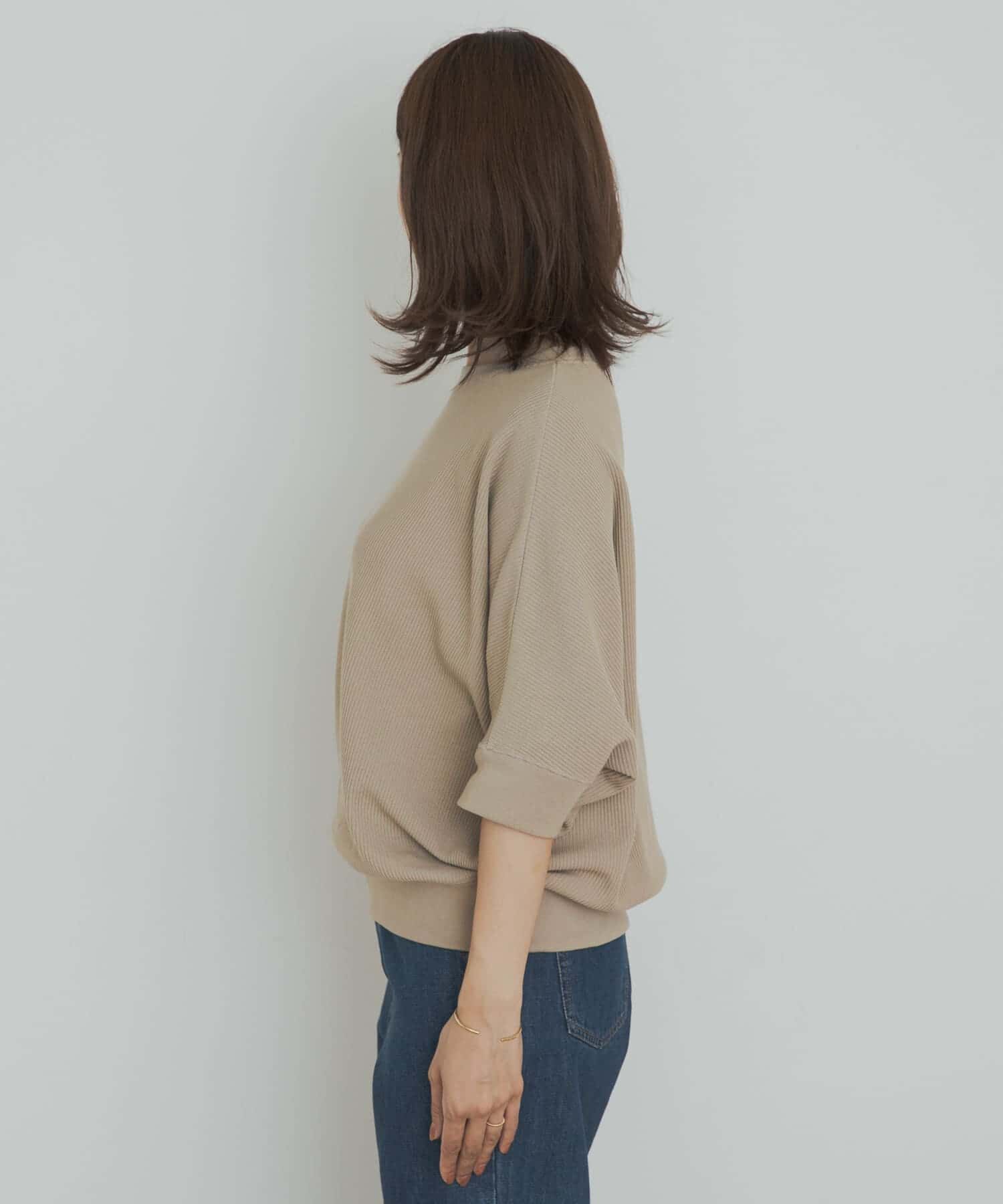 URBAN RESEARCH DOORS「タックフライスワイドTシャツ」|Tシャツ・カットソー|