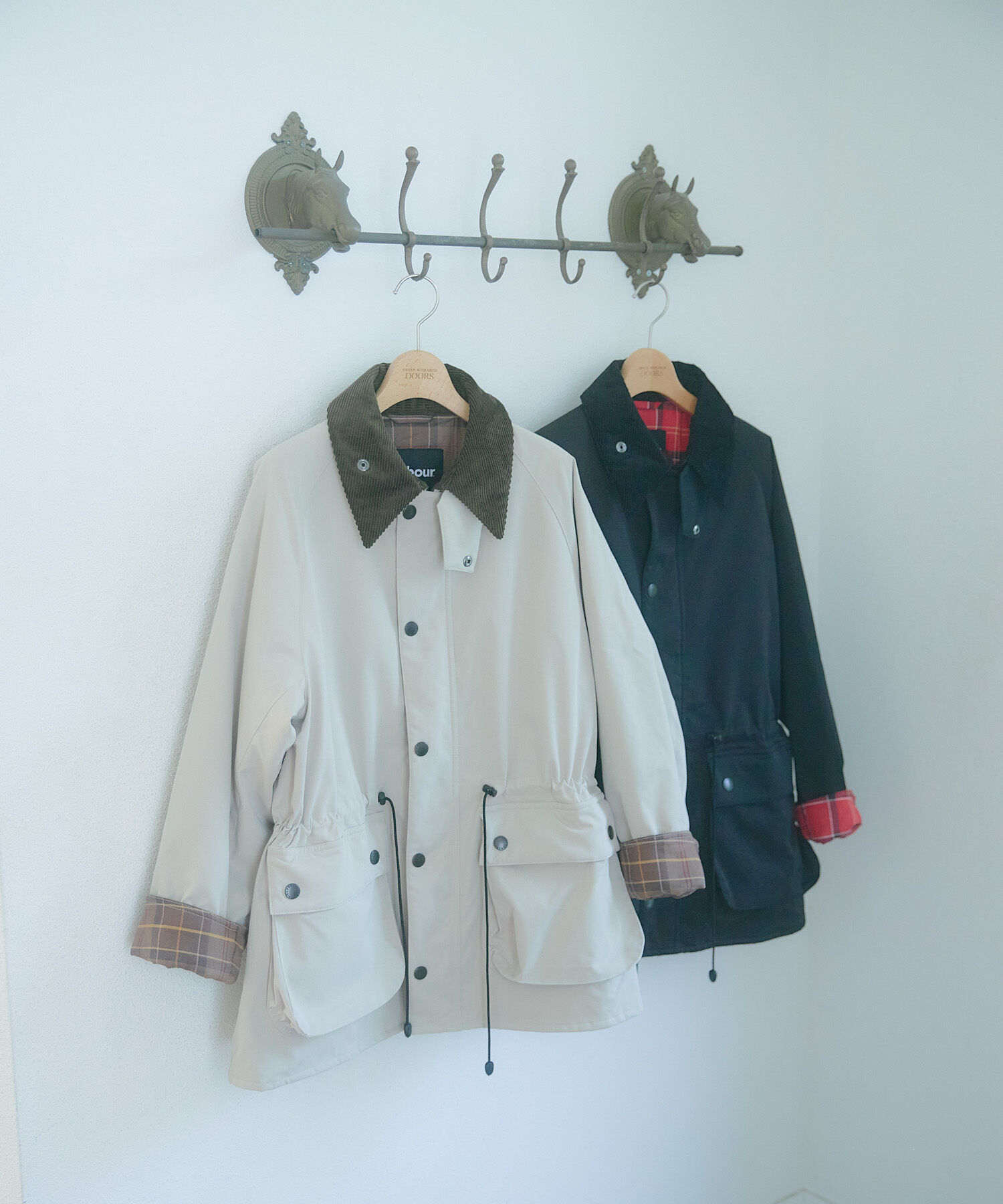 URBAN RESEARCH DOORS「『別注』Barbour&times;DOORS　OS BEDALE PADDED」|ノーカラーコート|