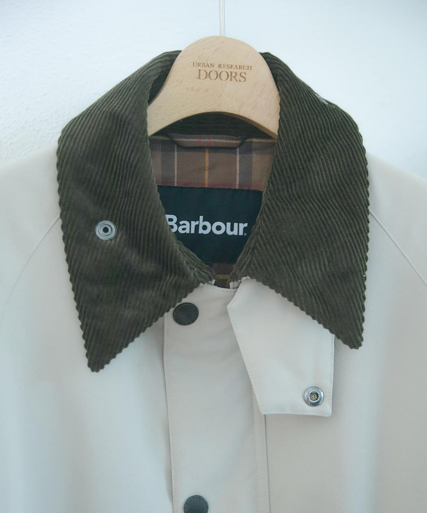 URBAN RESEARCH DOORS「『別注』Barbour&times;DOORS　OS BEDALE PADDED」|ノーカラーコート|
