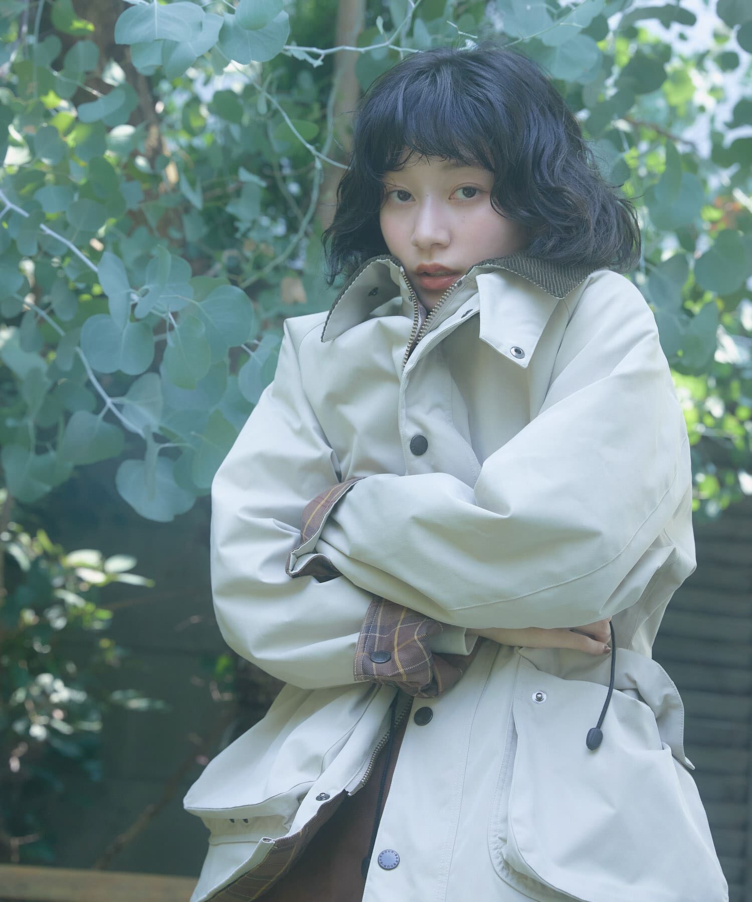URBAN RESEARCH DOORS「『別注』Barbour&times;DOORS　OS BEDALE PADDED」|ノーカラーコート|