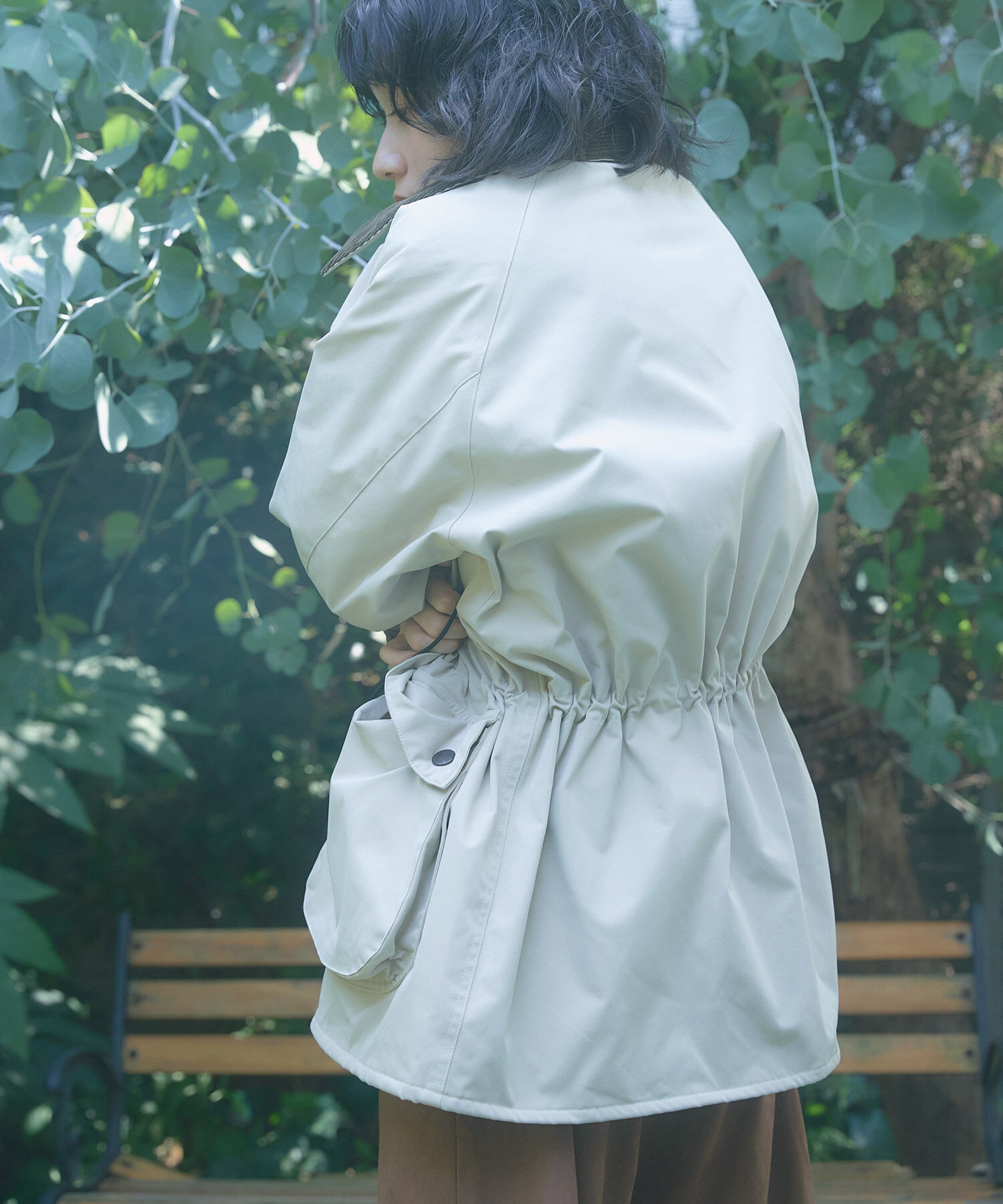 URBAN RESEARCH DOORS「『別注』Barbour&times;DOORS　OS BEDALE PADDED」|ノーカラーコート|