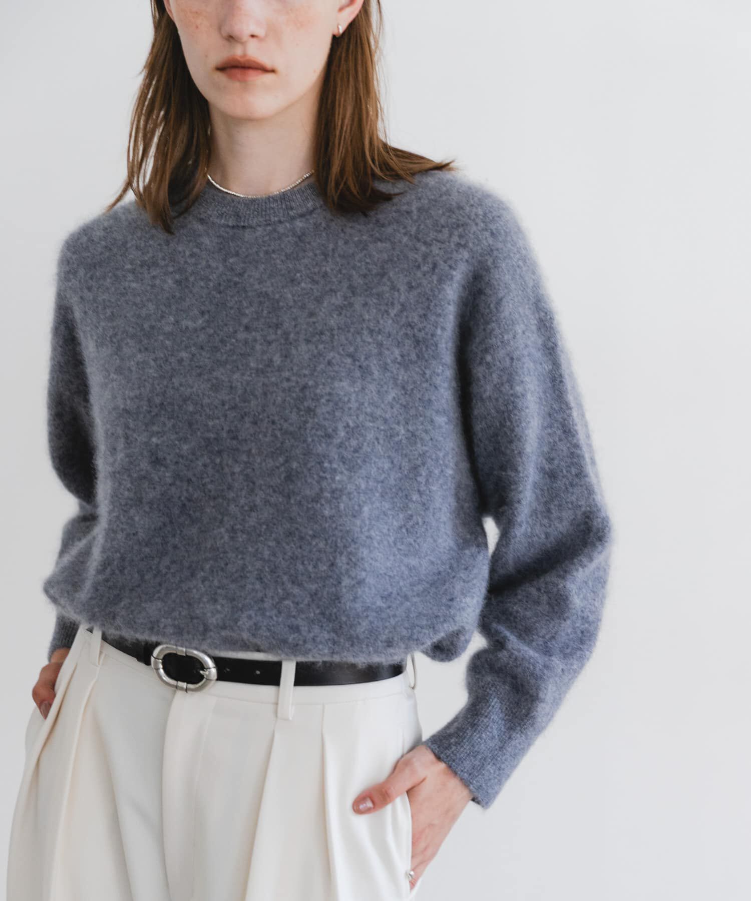 URBAN RESEARCH「FUR WOOL ルーズニット」|ニット・セーター|