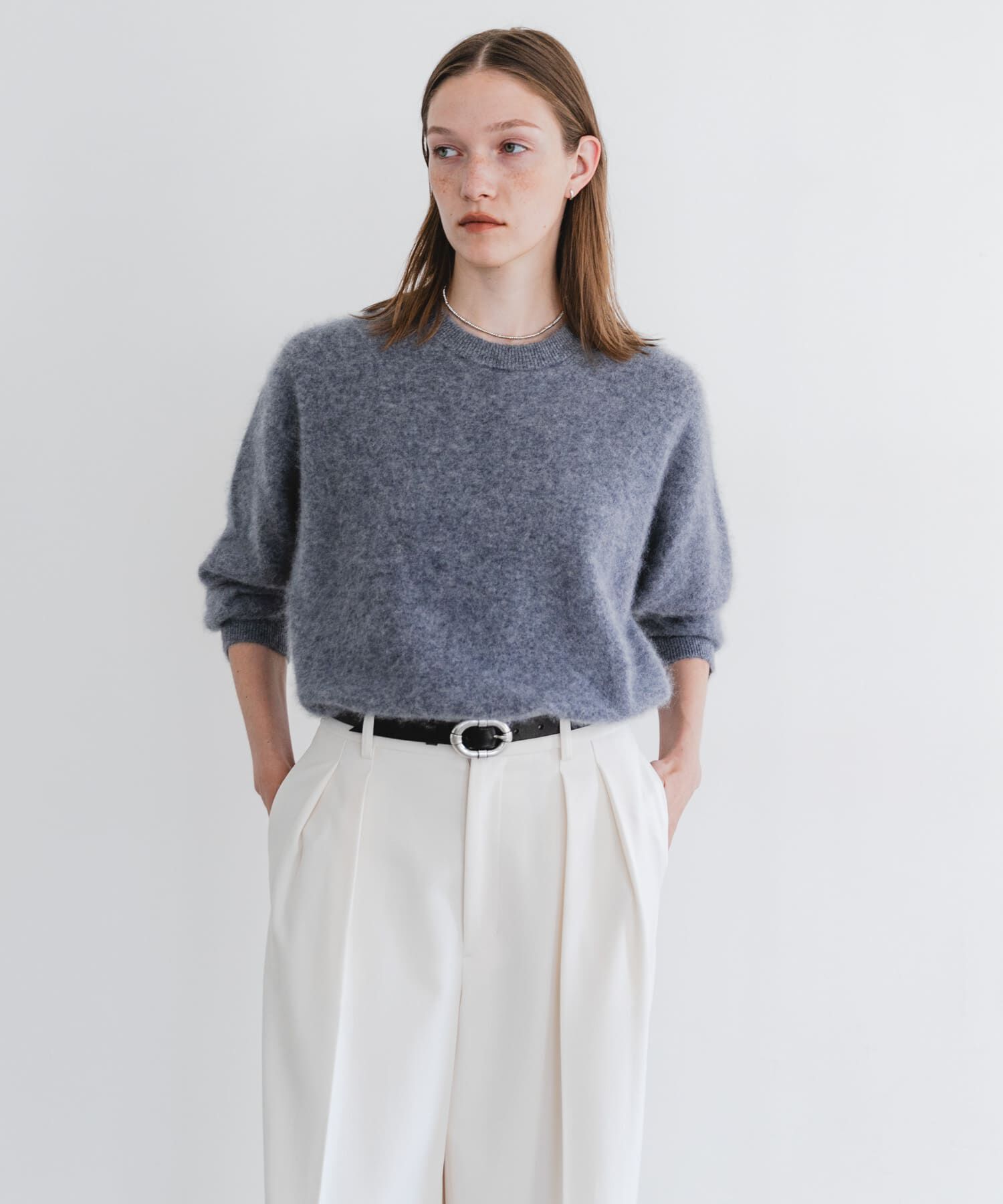 URBAN RESEARCH「FUR WOOL ルーズニット」|ニット・セーター|