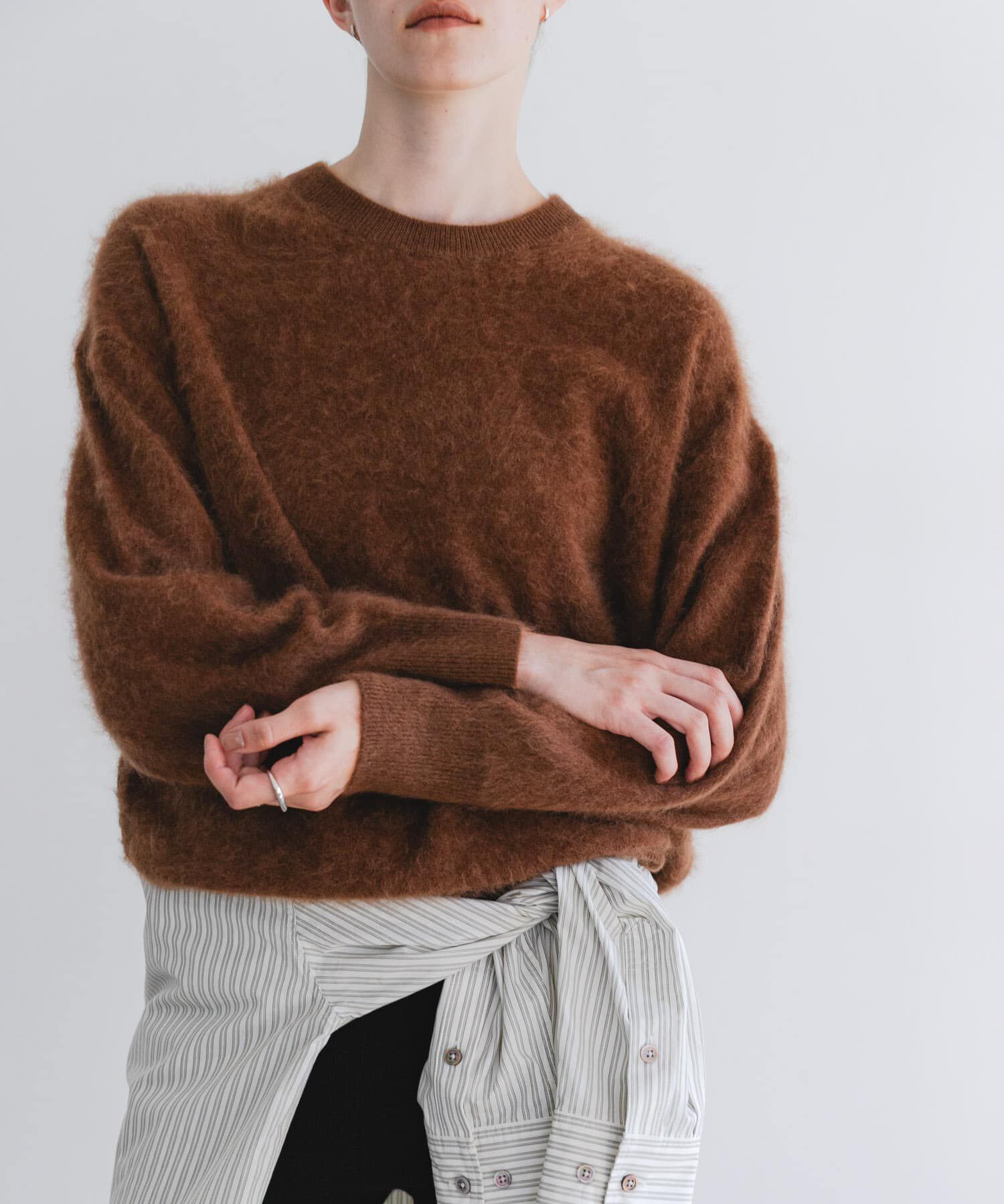 URBAN RESEARCH「FUR WOOL ルーズニット」|ニット・セーター|