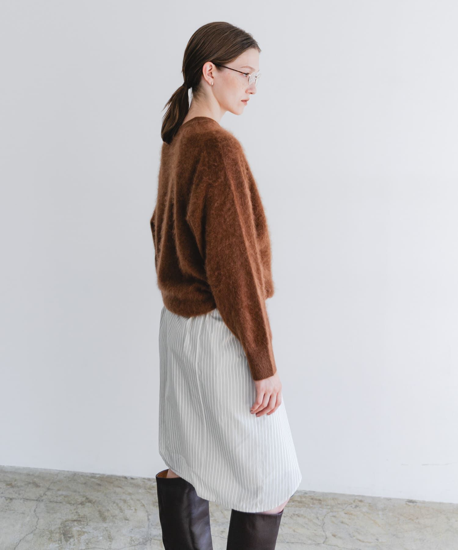 URBAN RESEARCH「FUR WOOL ルーズニット」|ニット・セーター|