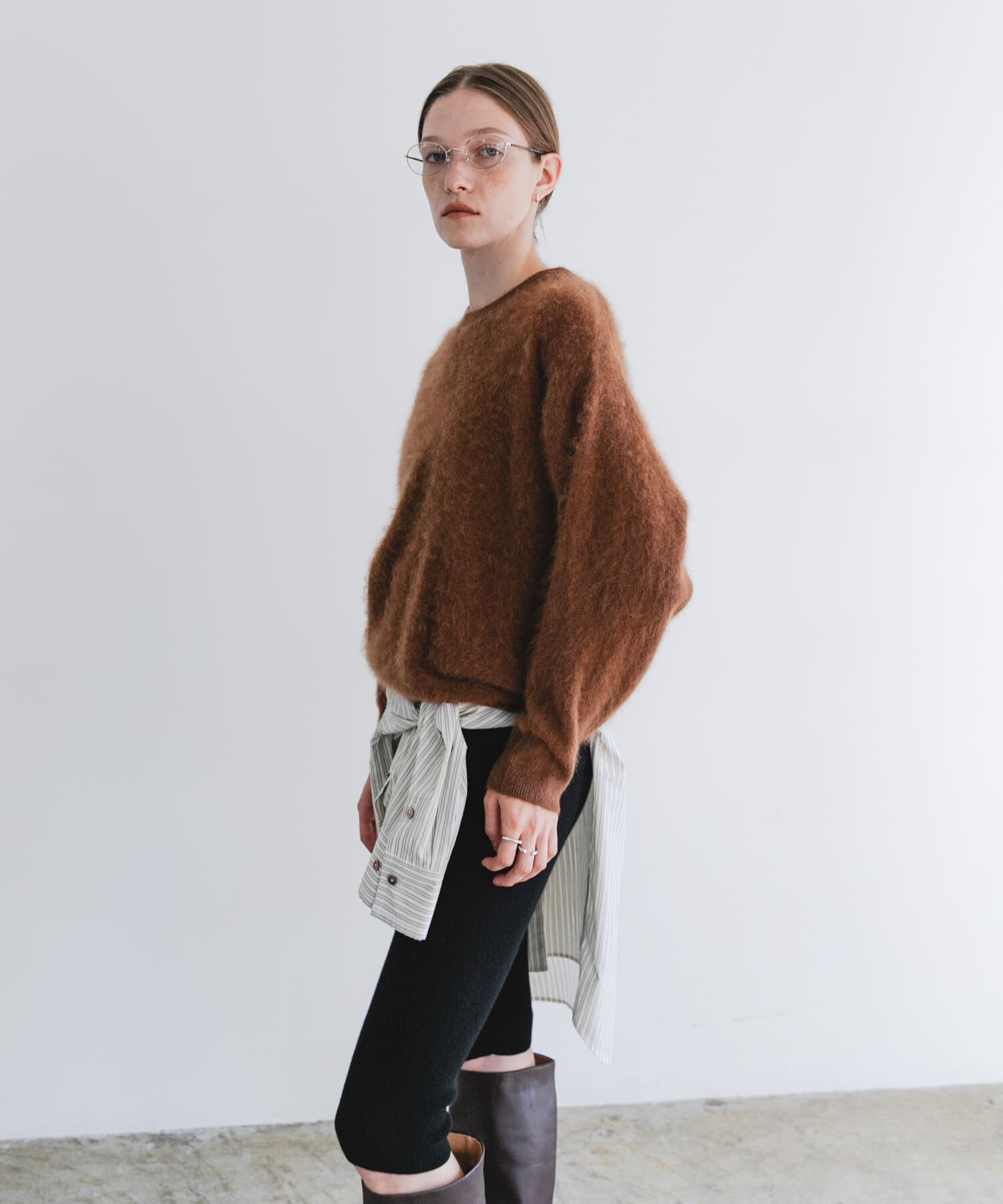 URBAN RESEARCH「FUR WOOL ルーズニット」|ニット・セーター|