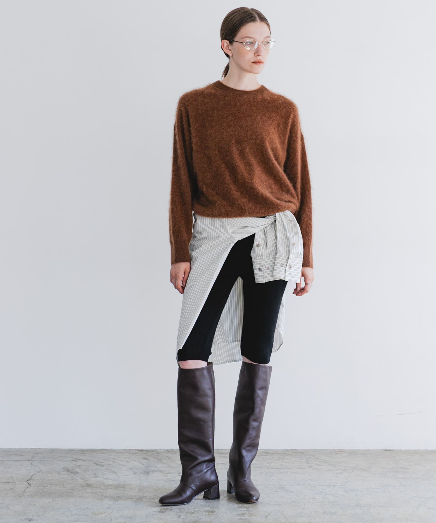 URBAN RESEARCH「FUR WOOL ルーズニット」|ニット・セーター|