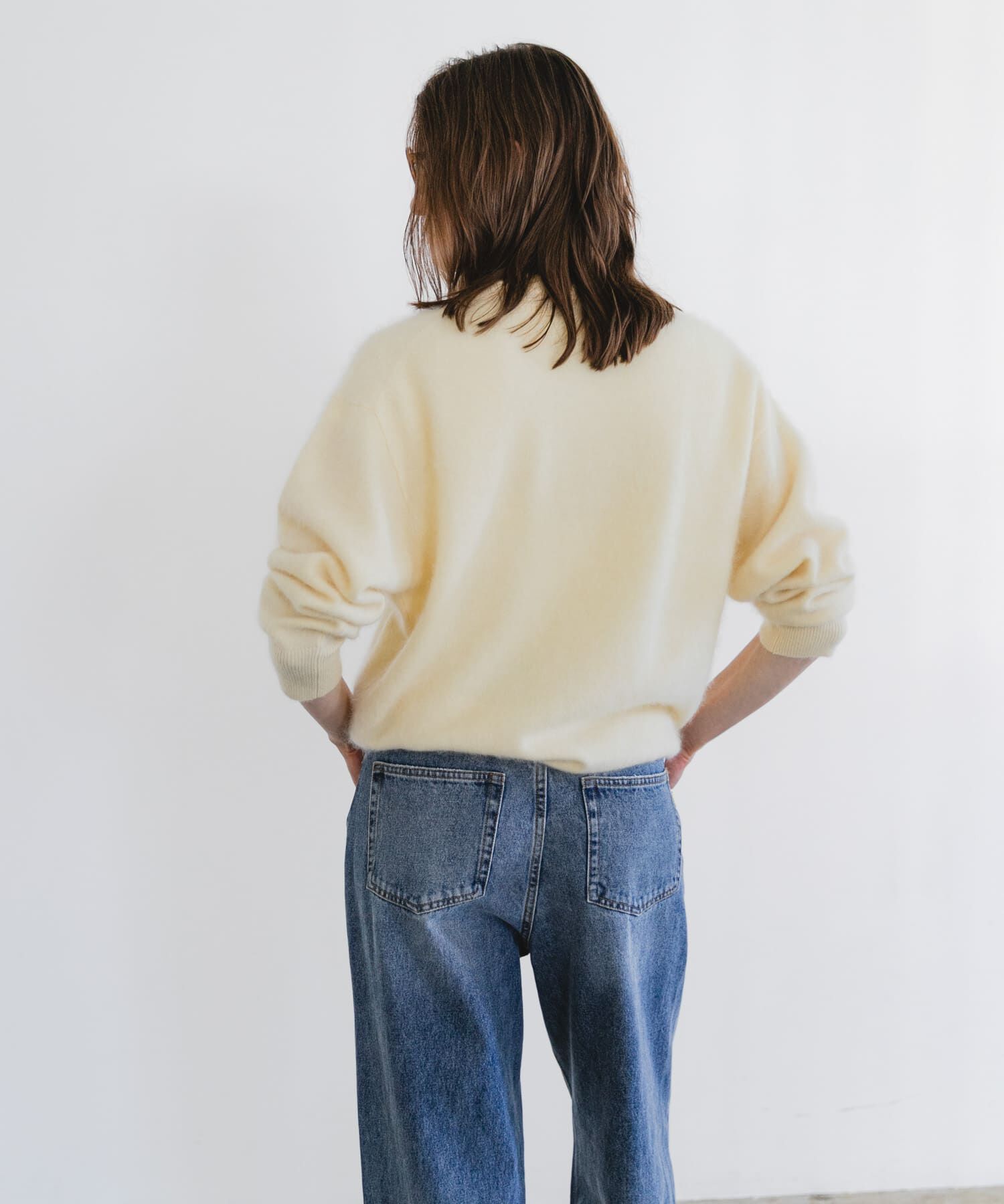 URBAN RESEARCH「FUR WOOL ルーズニット」|ニット・セーター|