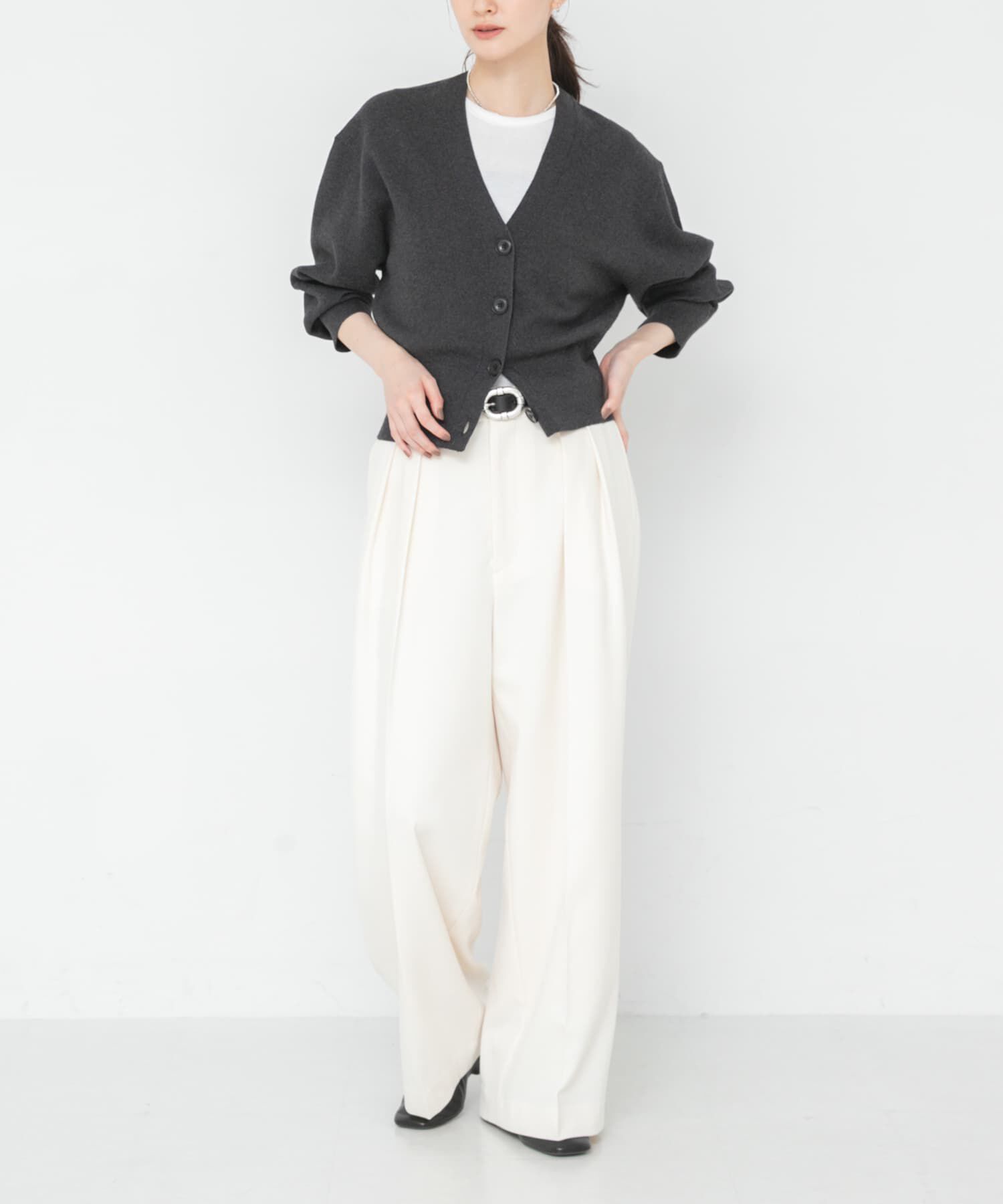 URBAN RESEARCH「コットンカシミヤＶネックショートカーディガン」|カーディガン|