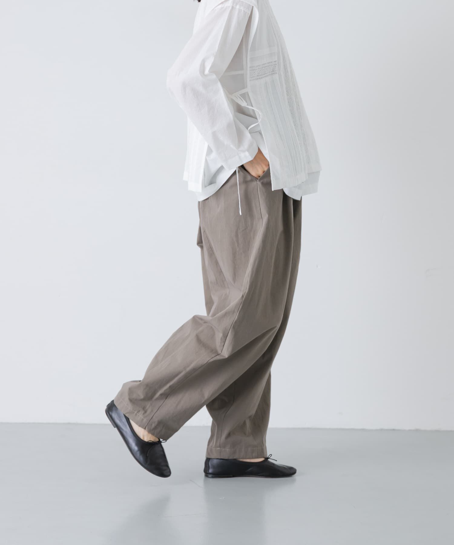 かぐれ「ワッシャーコットンボリュームパンツ」|その他|