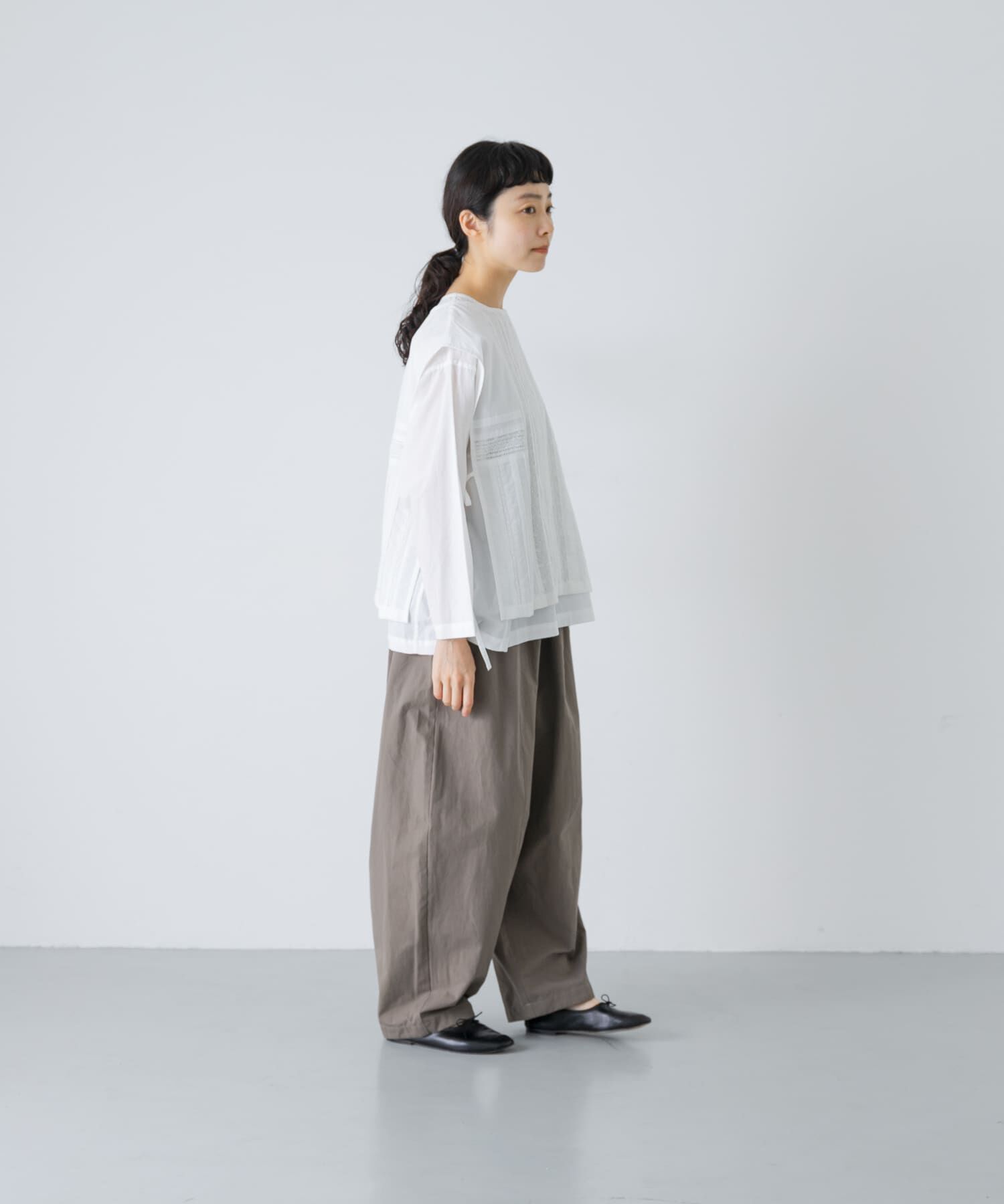 かぐれ「ワッシャーコットンボリュームパンツ」|その他|