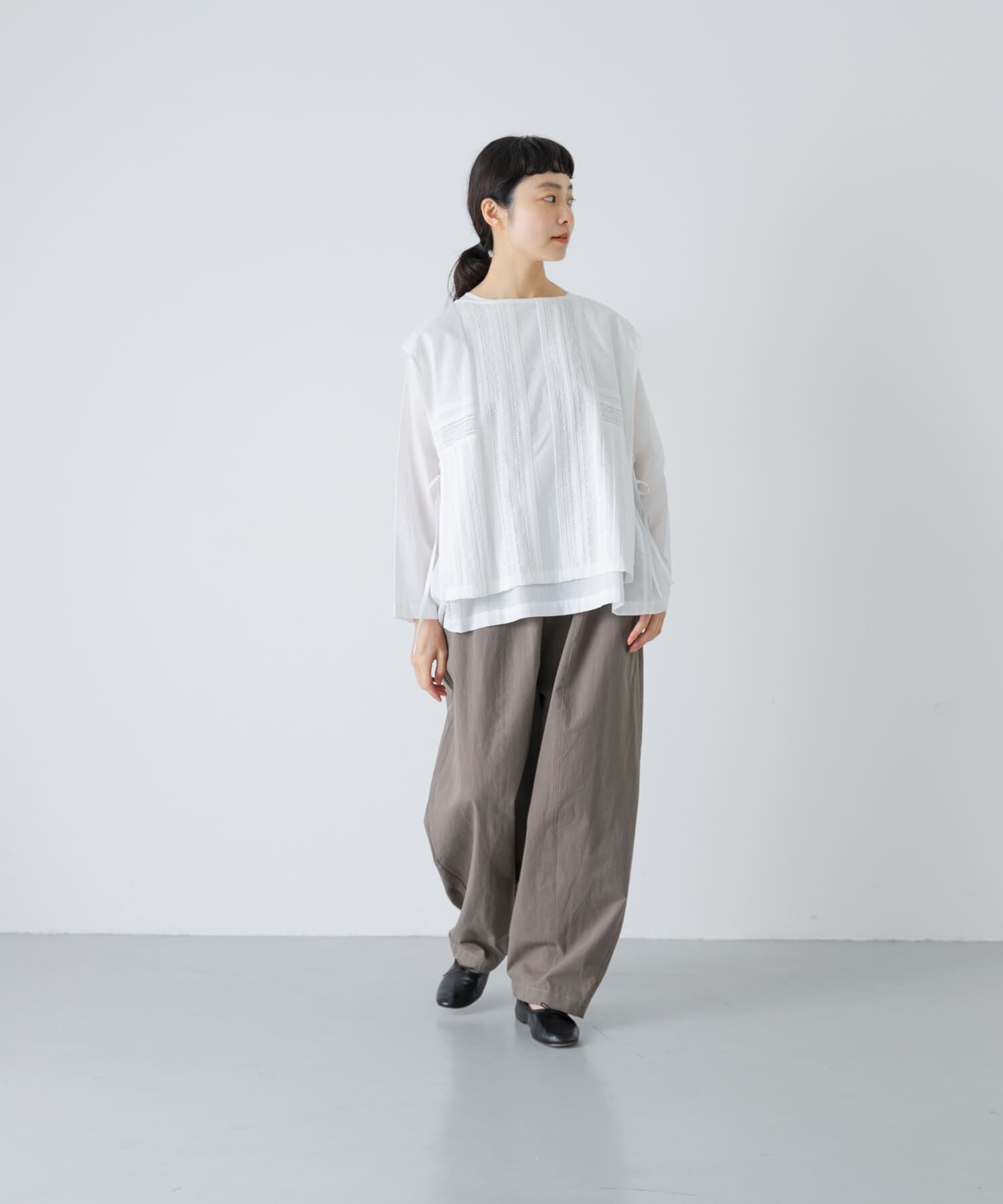かぐれ「ワッシャーコットンボリュームパンツ」|その他|