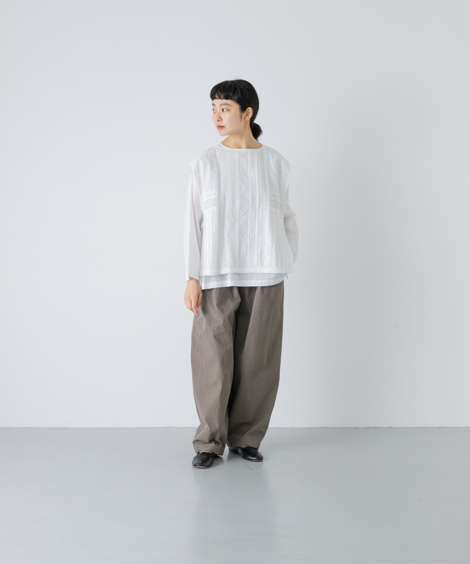 かぐれ「ワッシャーコットンボリュームパンツ」|その他|