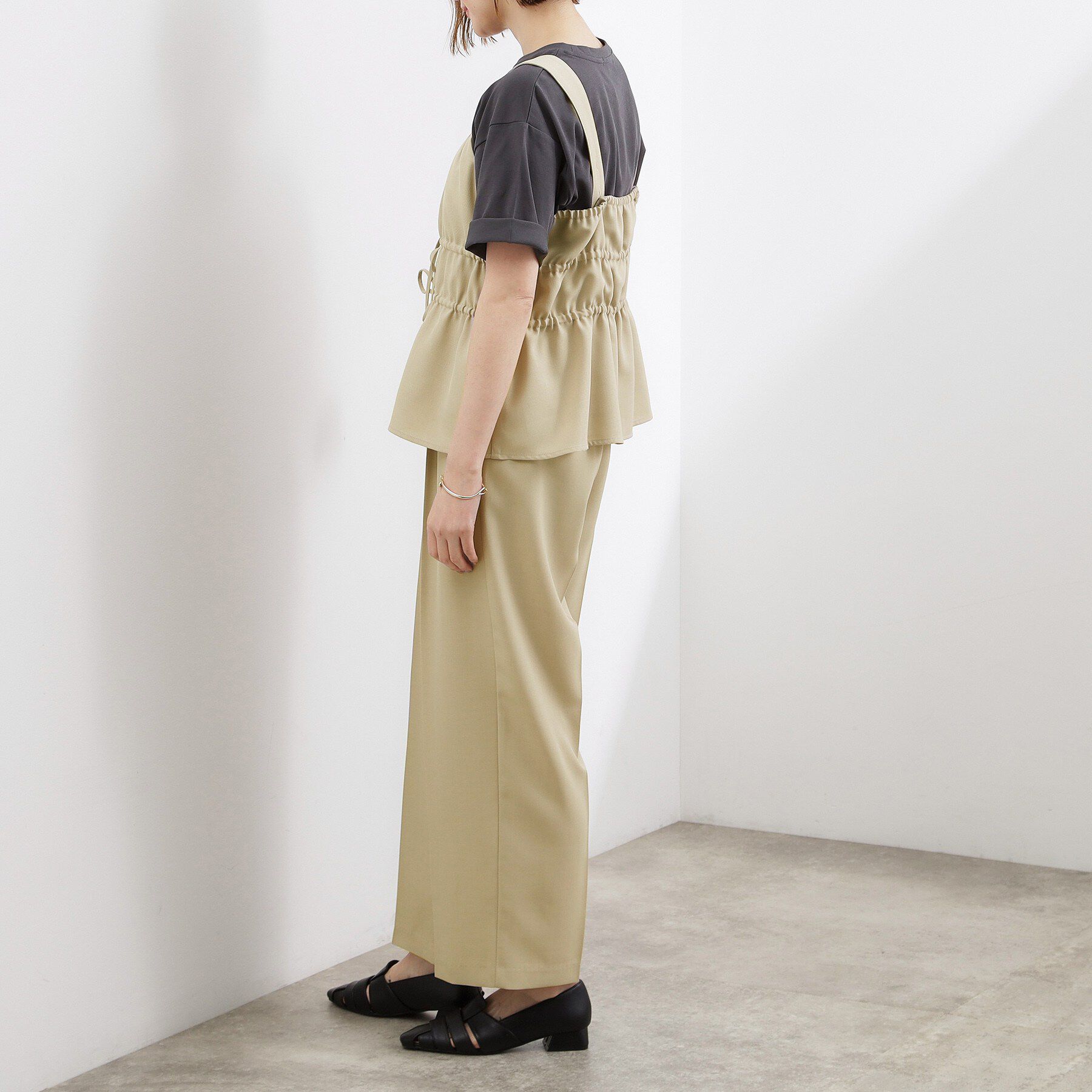 grove「高評価！シャーリングビスチェSET UP」|スーツ|