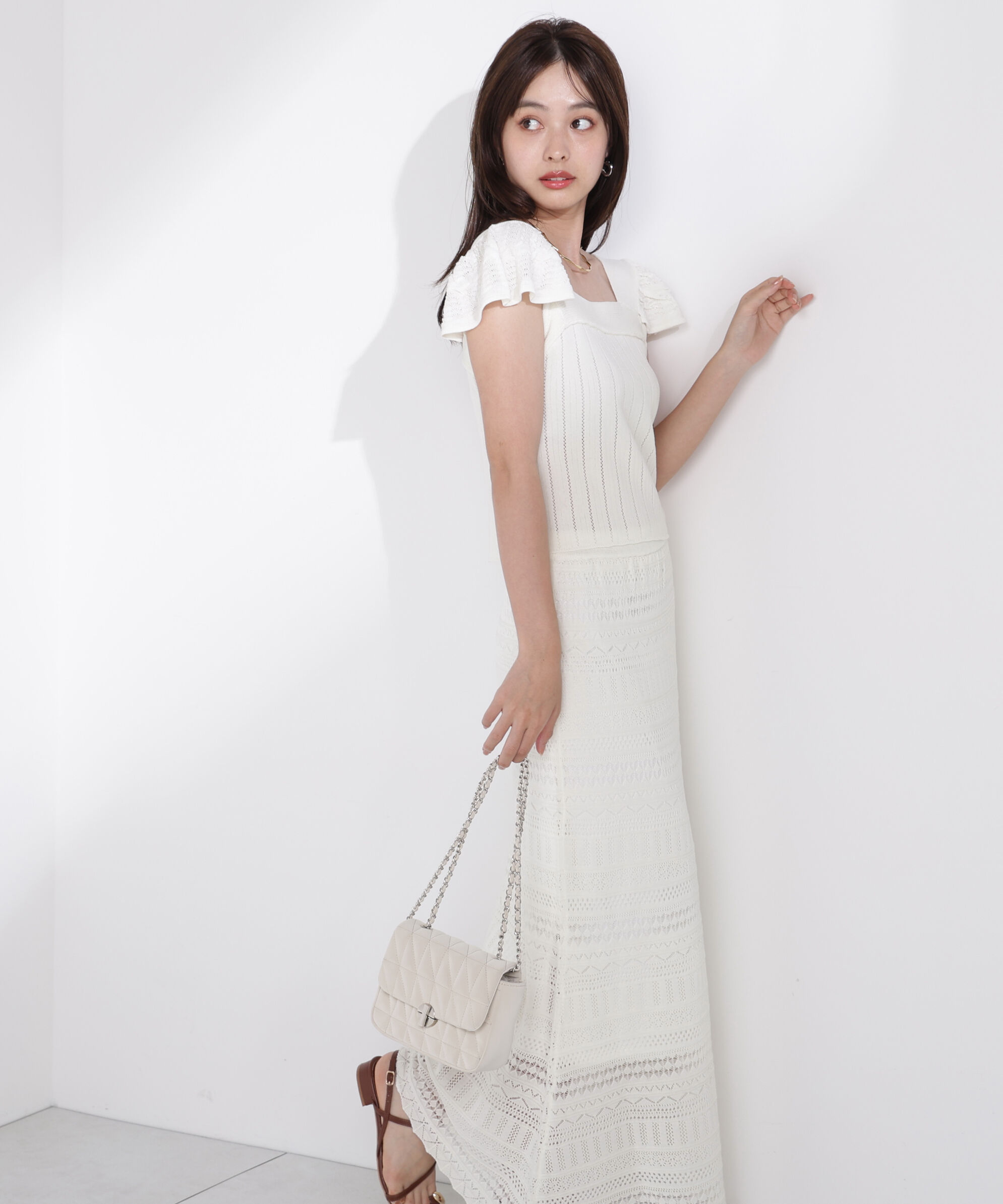 PROPORTION BODY DRESSING「透かし編 SETUP」|ワンピース|