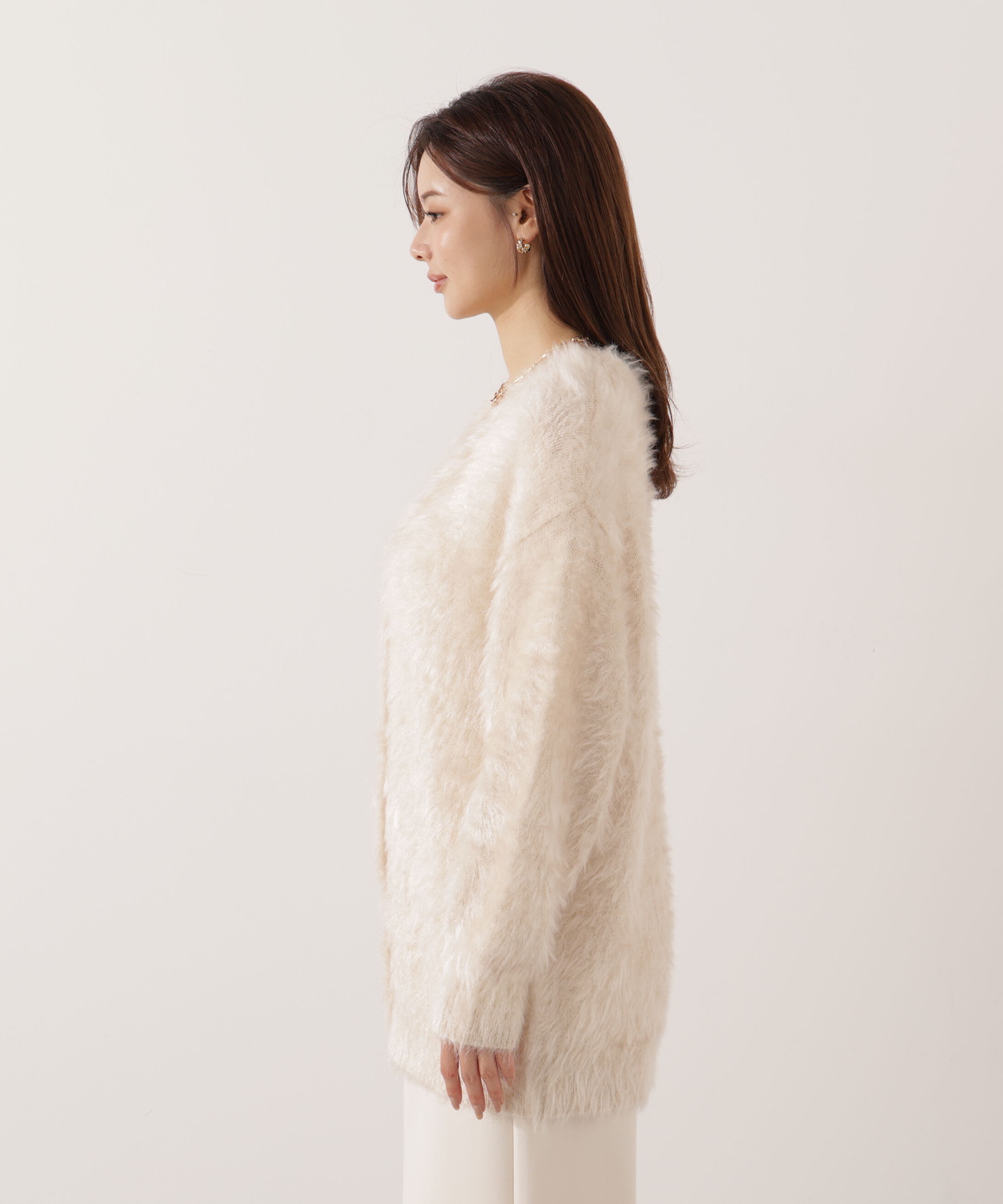PROPORTION BODY DRESSING「キャットBIGカーディガン 25AW」|カーディガン|