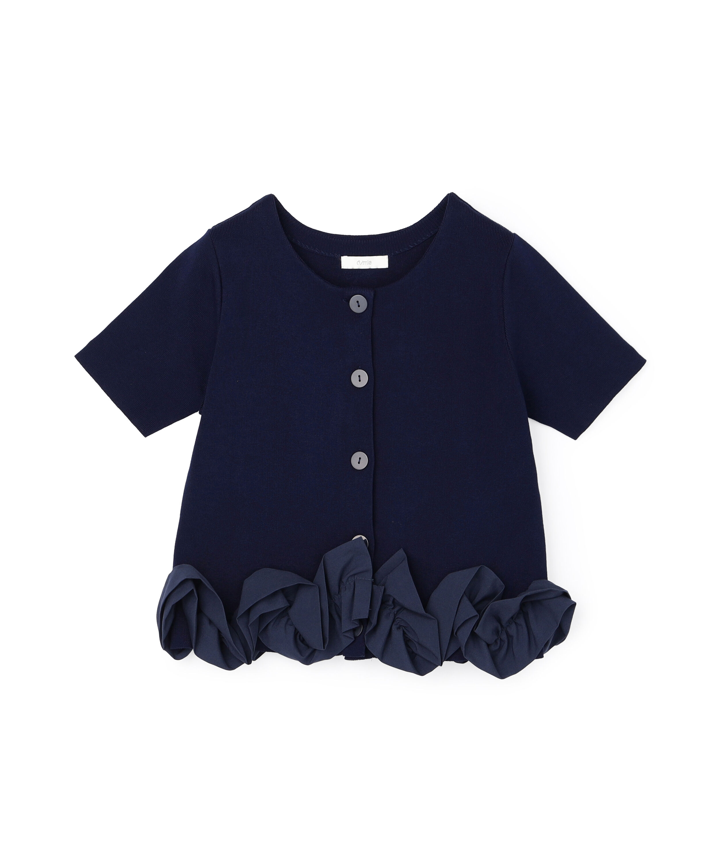 PROPORTION BODY DRESSING「＜中川紅葉さん着用＞〈a/mie〉半袖ホイップヘムカーディガン」|カーディガン|