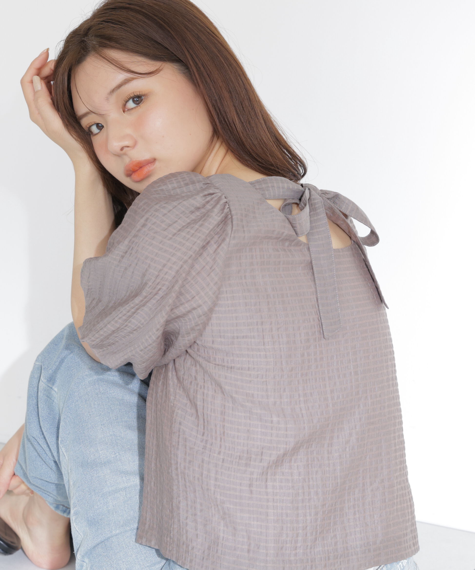 PROPORTION BODY DRESSING「バックリボンバルーンブラウス」|シャツ・ブラウス|