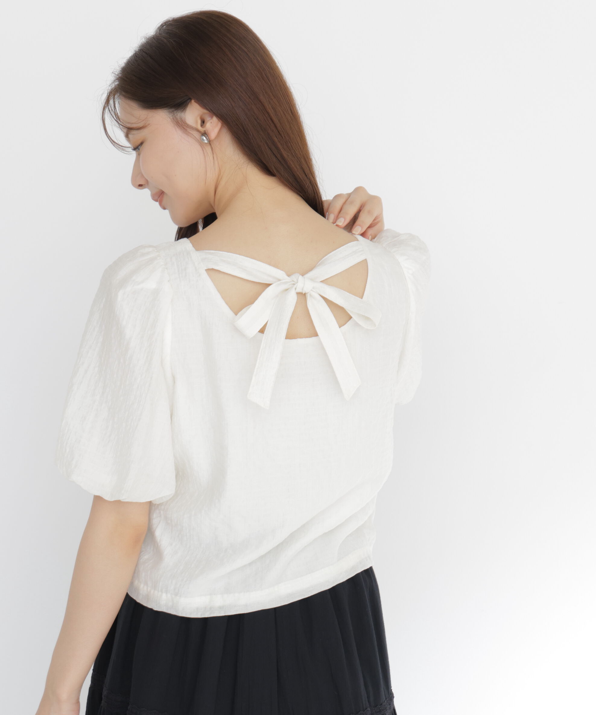 PROPORTION BODY DRESSING「バックリボンバルーンブラウス」|シャツ・ブラウス|