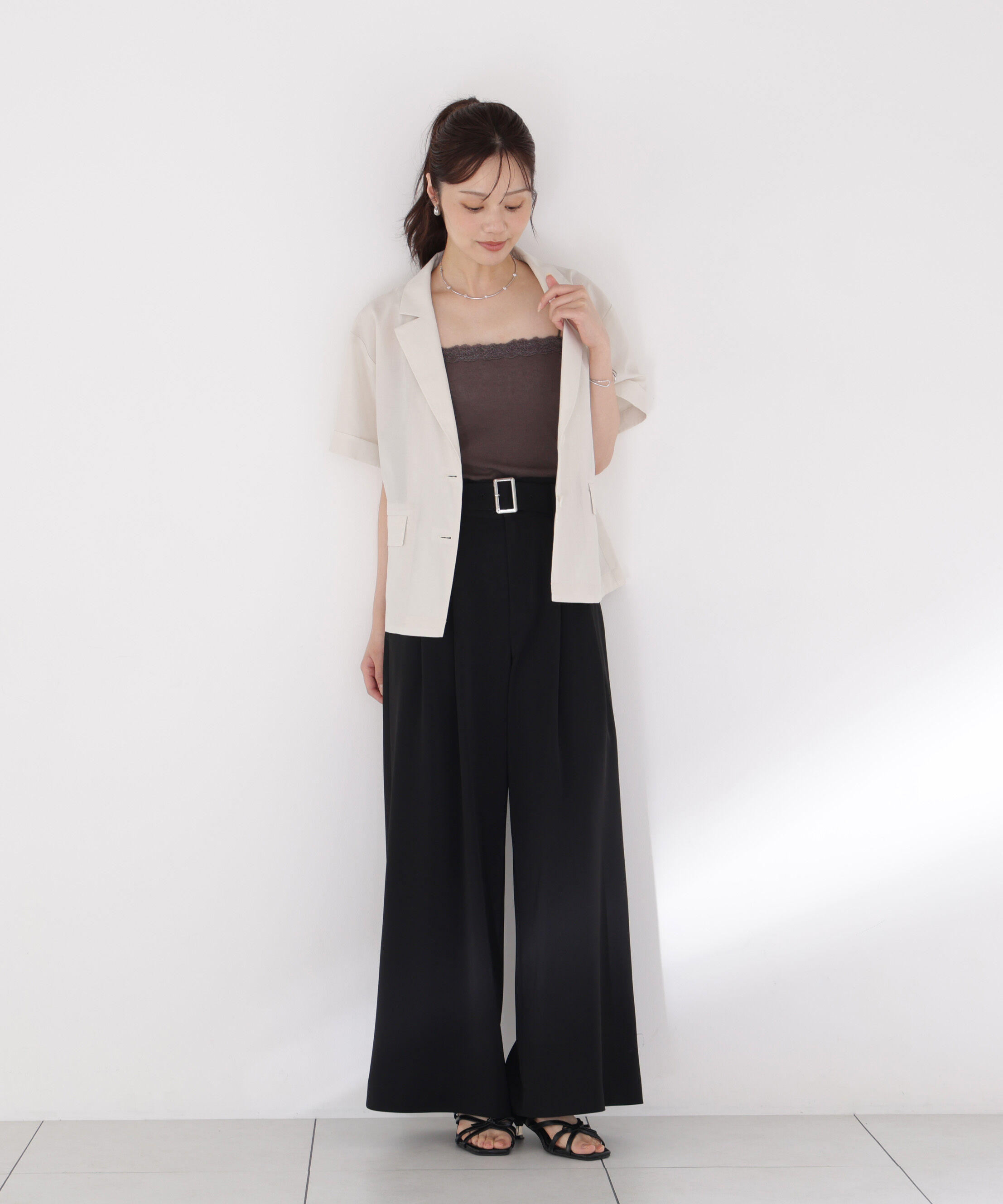 PROPORTION BODY DRESSING「＜a/mie＞ハーフスリーブジャケット」|その他|