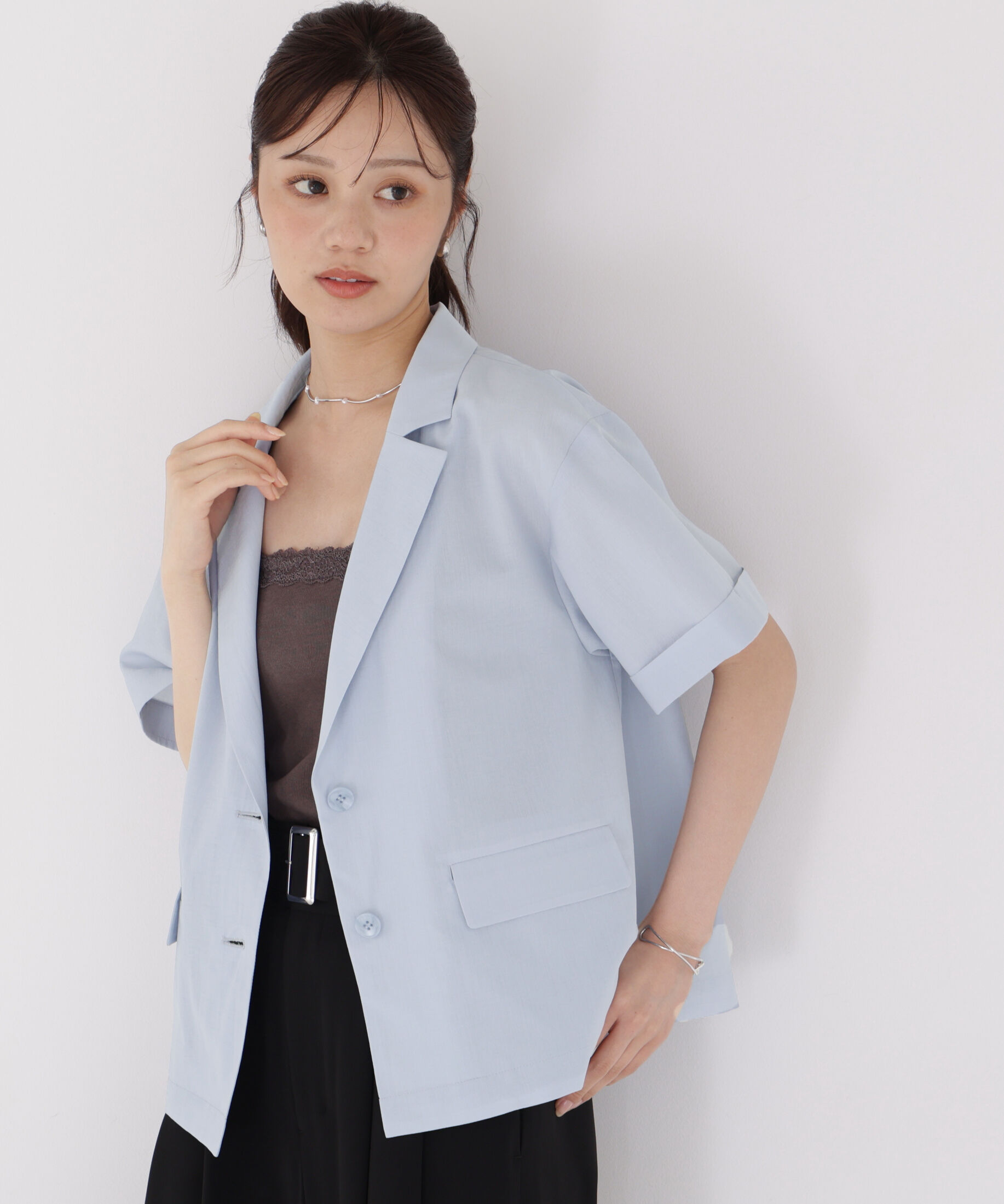 PROPORTION BODY DRESSING「＜a/mie＞ハーフスリーブジャケット」|その他|