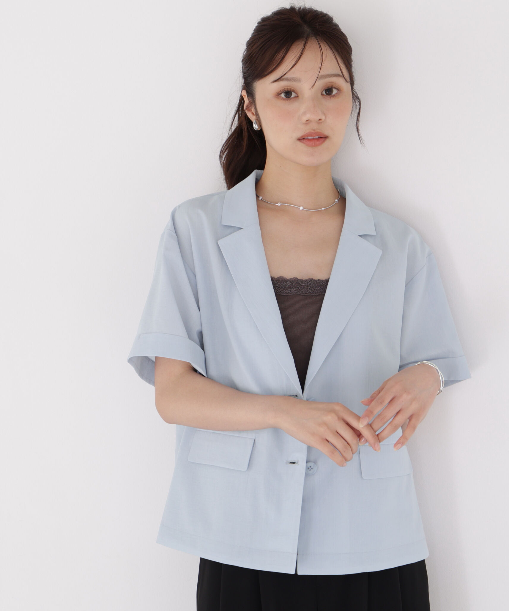 PROPORTION BODY DRESSING「＜a/mie＞ハーフスリーブジャケット」|その他|