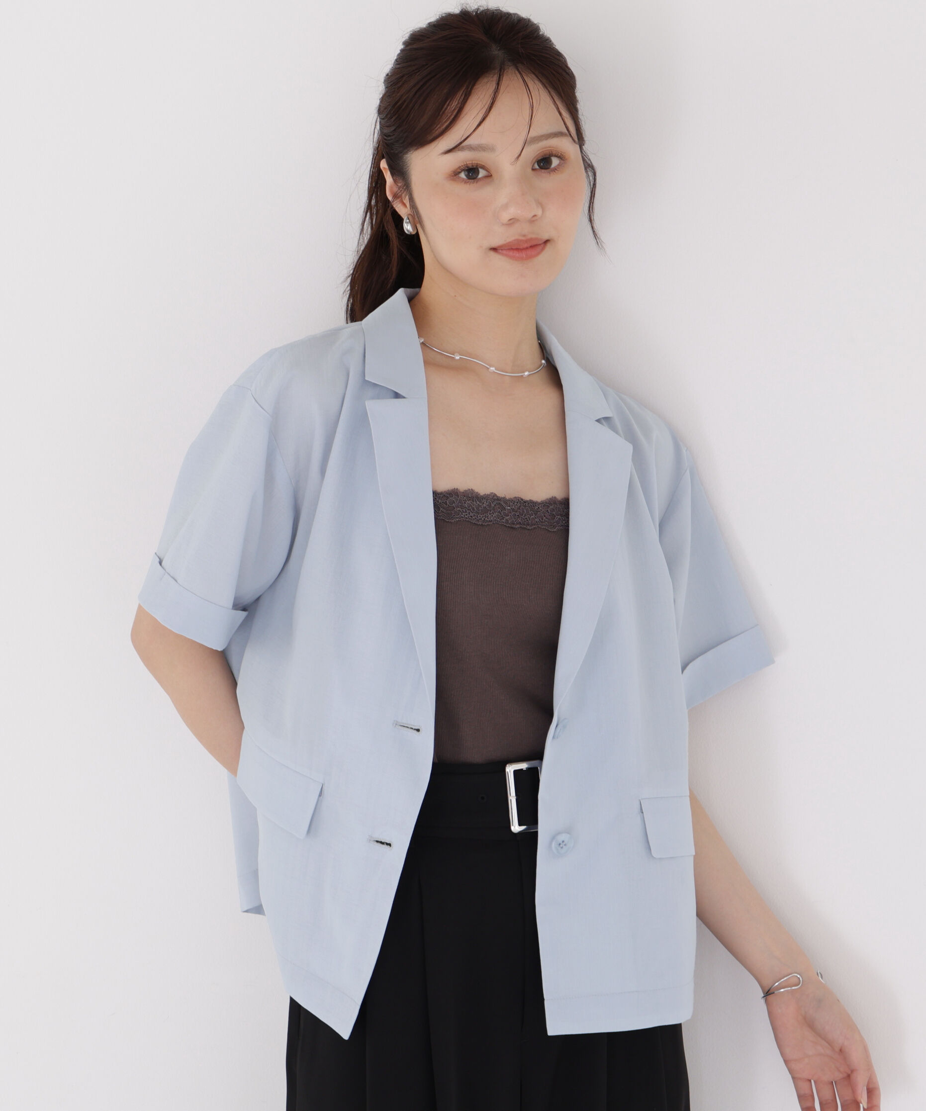 PROPORTION BODY DRESSING「＜a/mie＞ハーフスリーブジャケット」|その他|