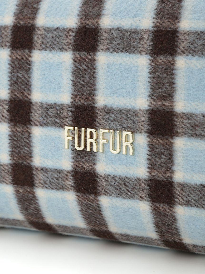 FURFUR「チェック柄スクエアバッグ」|ショルダー・メッセンジャー|