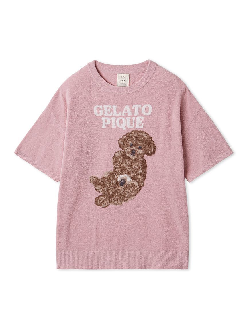 gelato pique「【ONLINE限定カラーあり】ドッグジャガードプルオーバー」|ルームウェア|