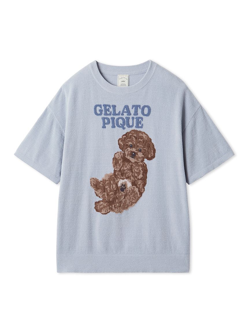 gelato pique「【ONLINE限定カラーあり】ドッグジャガードプルオーバー」|ルームウェア|